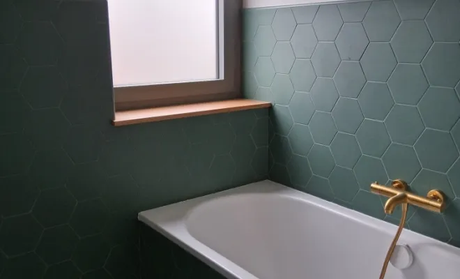 Pose de plusieurs formats de carrelage dans une habitation, Mérignies, FLOOR